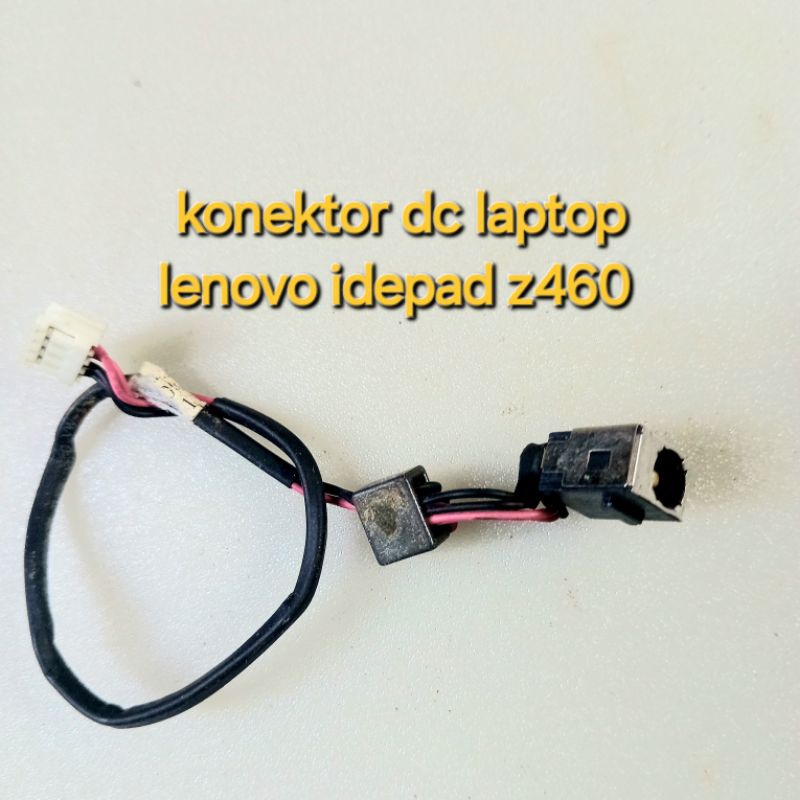 konektor dc laptop lenovo ideapad z460