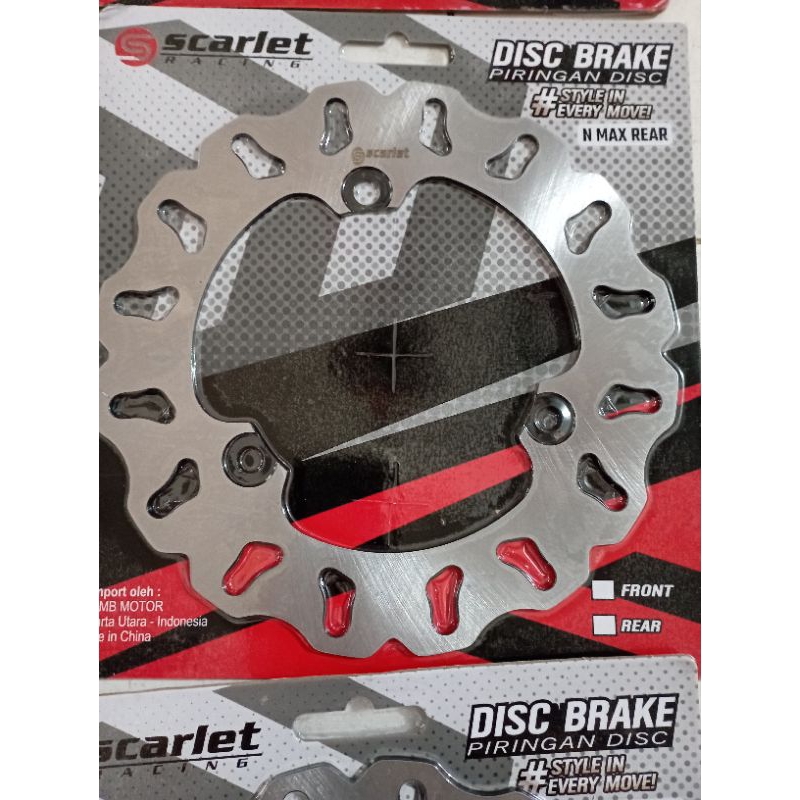 Disc Nmax Belakang Piring belakang Nmax Piringan Nmax Belakang Original Scarlet