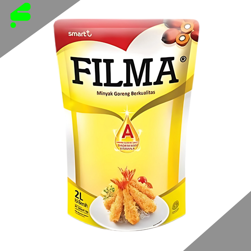 

Minyak Goreng Filma 2 Liter – Minyak Sawit Berkualitas, Kaya Vitamin A, Cocok untuk Menggoreng & Memasak