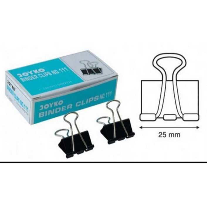 

[1 Pcs] Binder Clip Joyko 260, 280, 300, 320 / Binder Klip / Penjepit Kertas Joyko