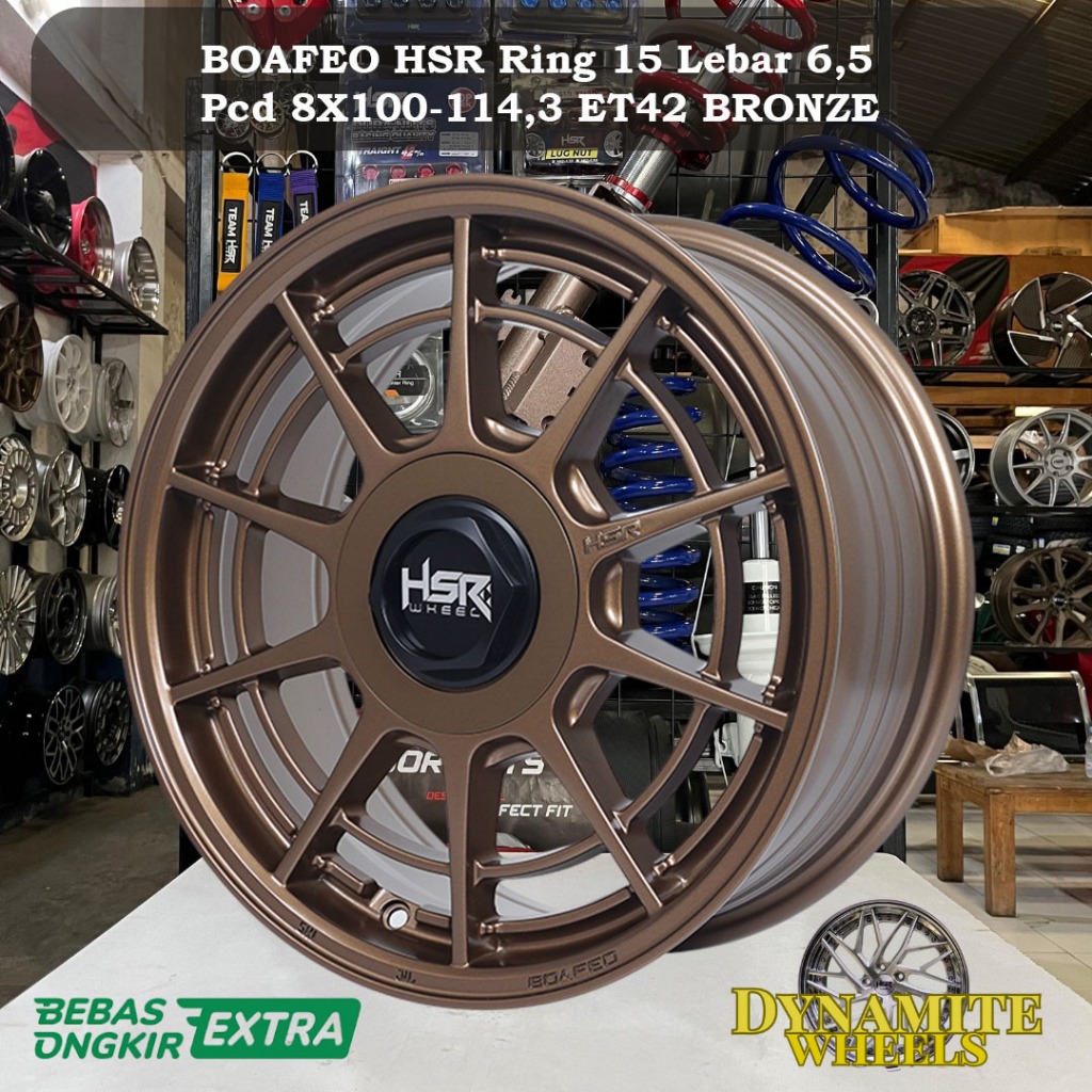 VELG BRIO RING 15 LEBAR 6,5 UNTUK AGYA AVANZA MOBILIO CONFERO