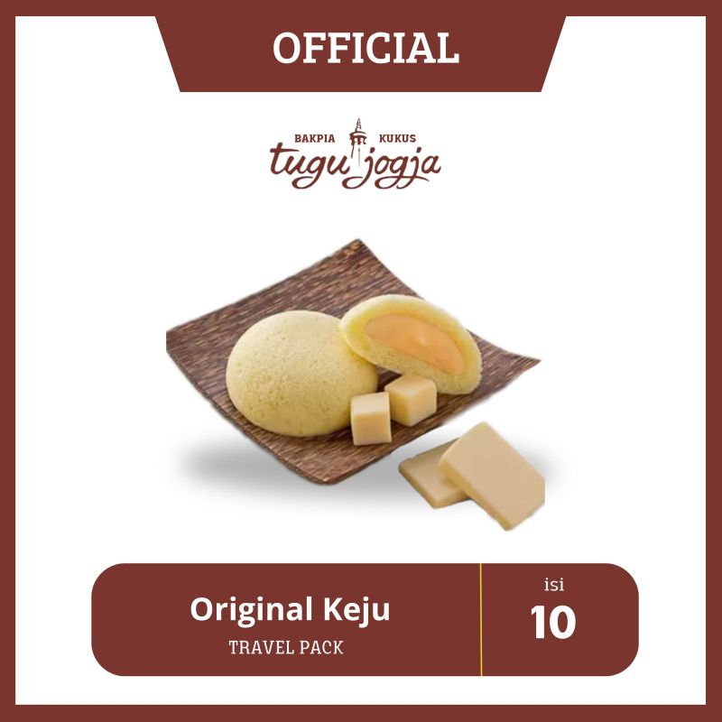 

Bakpia kukus tugu jogja varian Original Keju