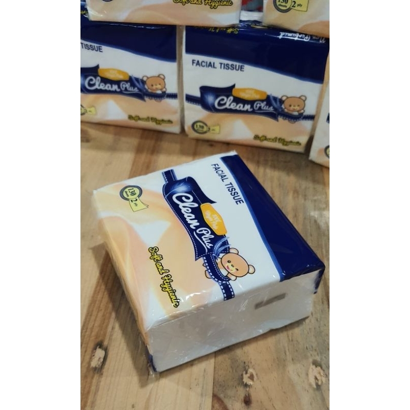 Tisu clean plus mini pop up eceran 130 Helai