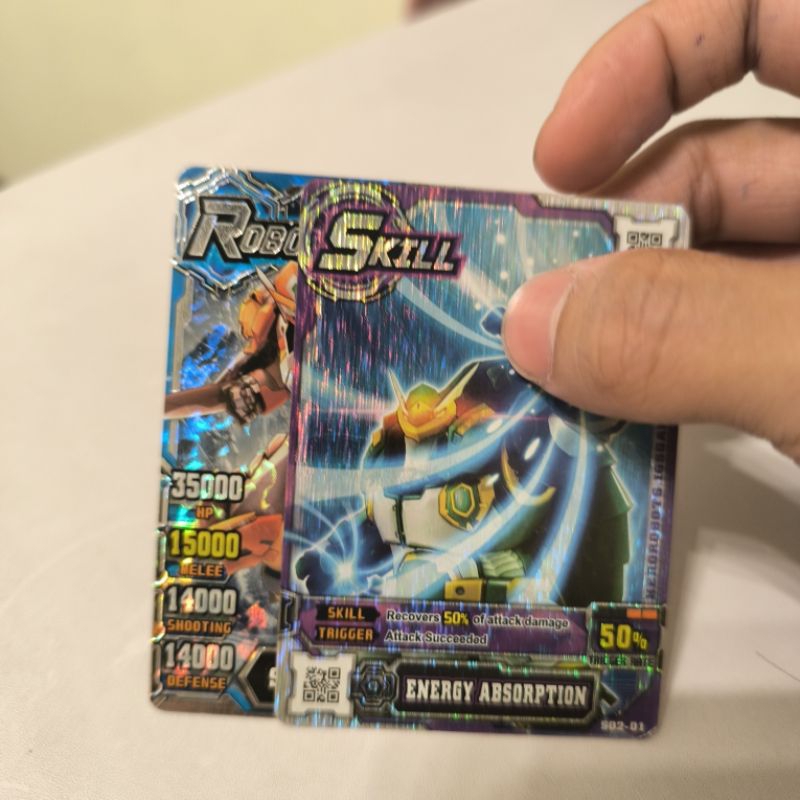 HERO OF ROBOTS RARE - ENERGY ABSORPTION skill - SABERTOOTH robot