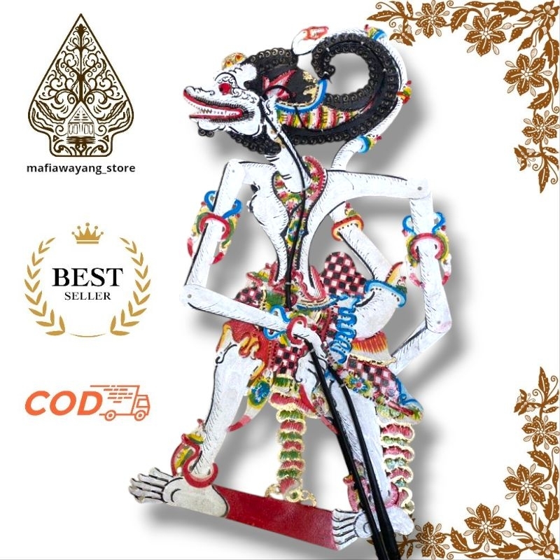 wayang kulit sapi asli Anoman/Hanoman -+60cm