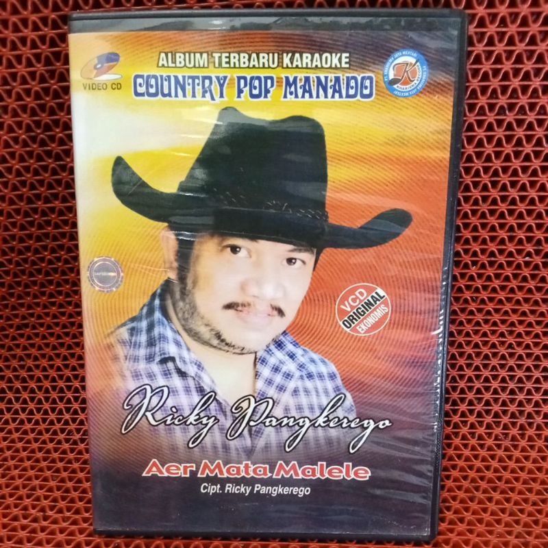VCD COUNTRY POP MANADO Ricky Pangkarego 100% ORIGINAL