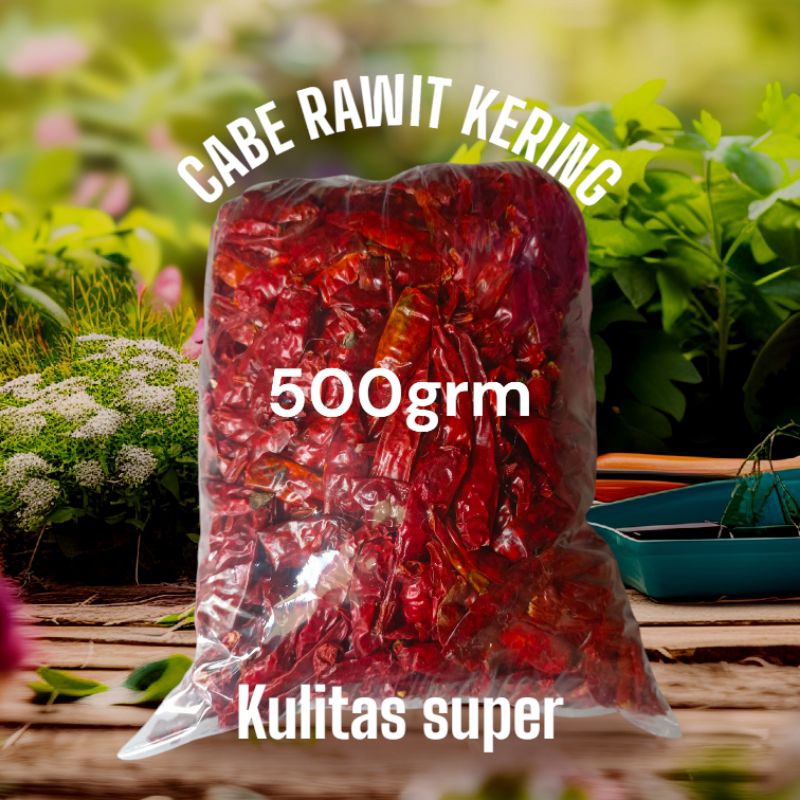 

ready kemasan ( 500grm ) CABE RAWIT TEJA KERING IMFOR KULITAS SUPER PEDAS