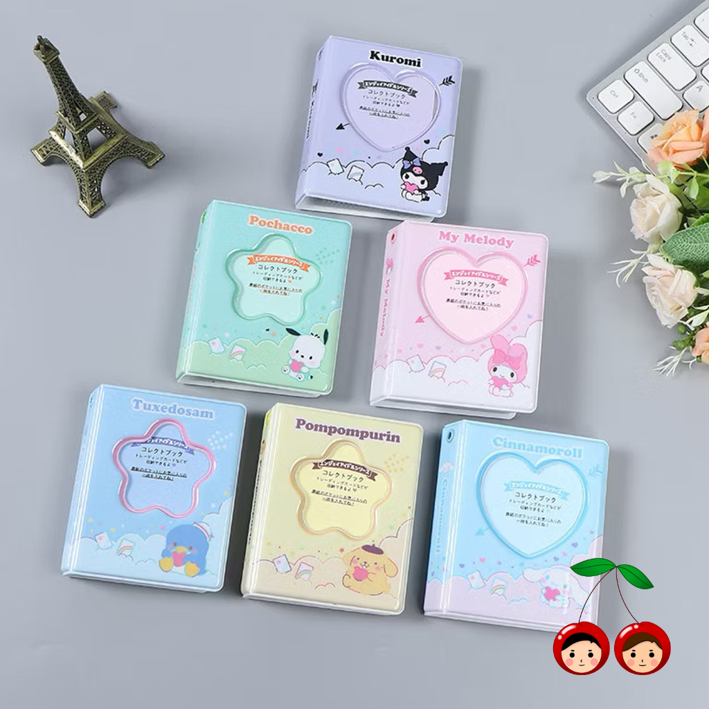 Mini Collect Book Photocard 3" / Binder Album Photocard Motif Sanrio Hati