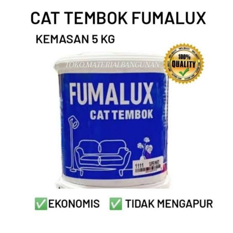 FUMALUX Cat Tembok Interior Warna Pink | 5 kg