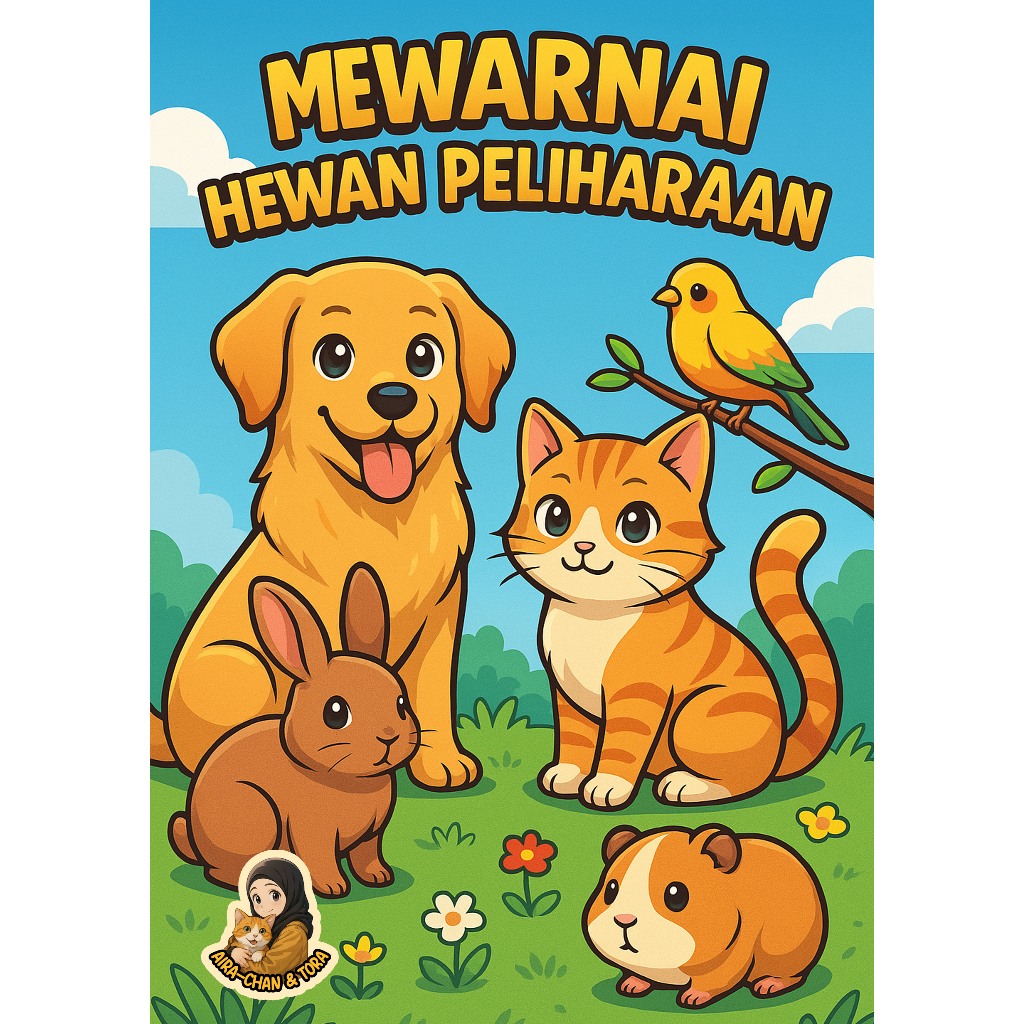 

TERMURAH! Buku Mewarnai Hewan Peliharaan Anak
