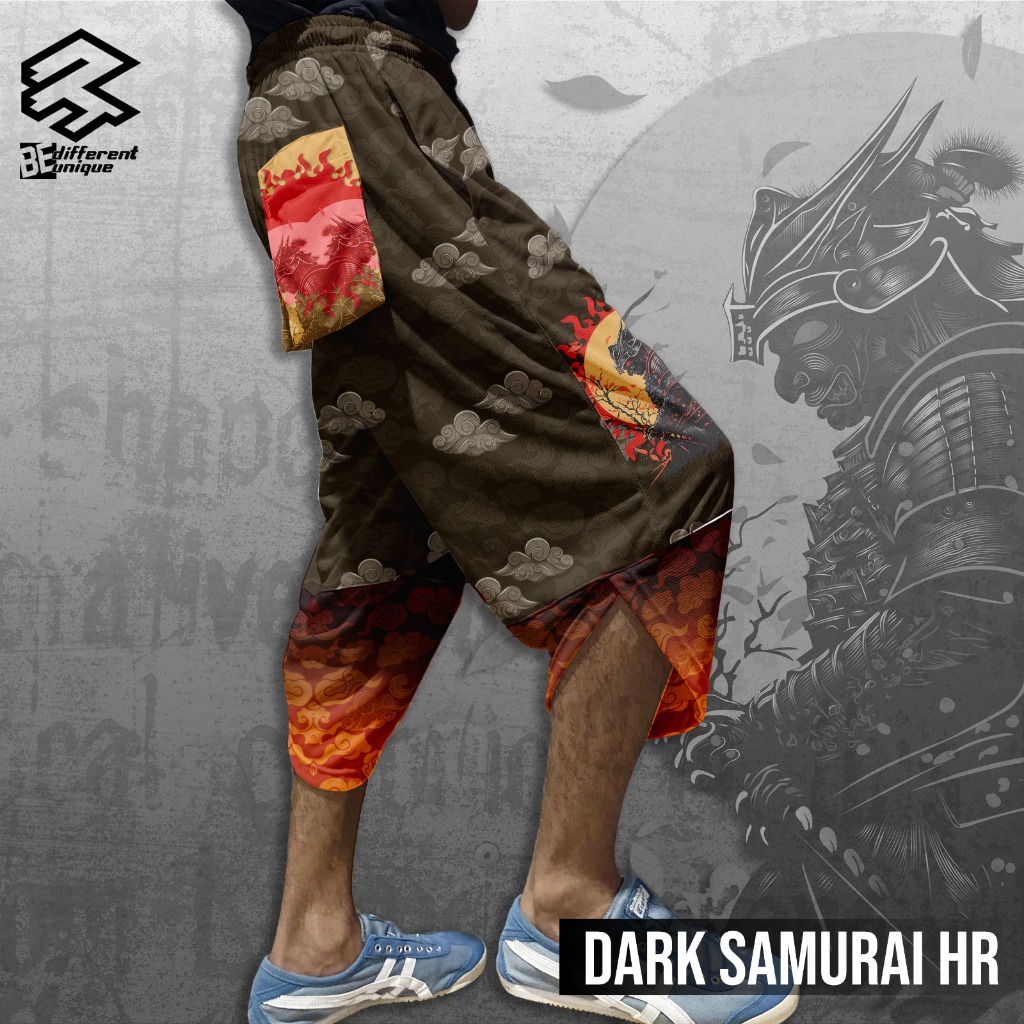 Harem Pants / Celana Harem Casual Pria Wanita Motif Fullprint Dark Samurai