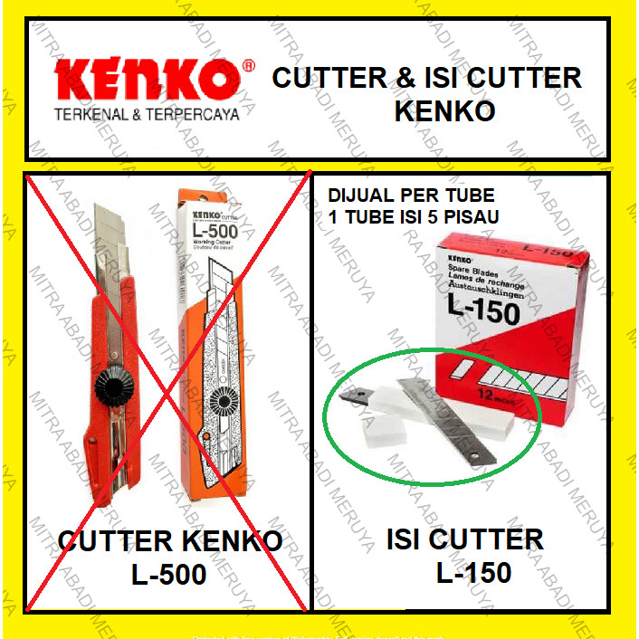 

Isi Cutter Besar KENKO L-150