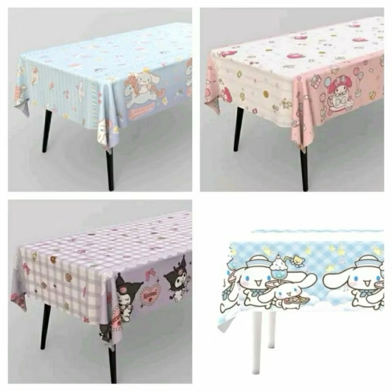 TAPLAK PLASTIK GOOD QUALITY SANSAN RIO MELODY KUROMI CINNAMOROLL