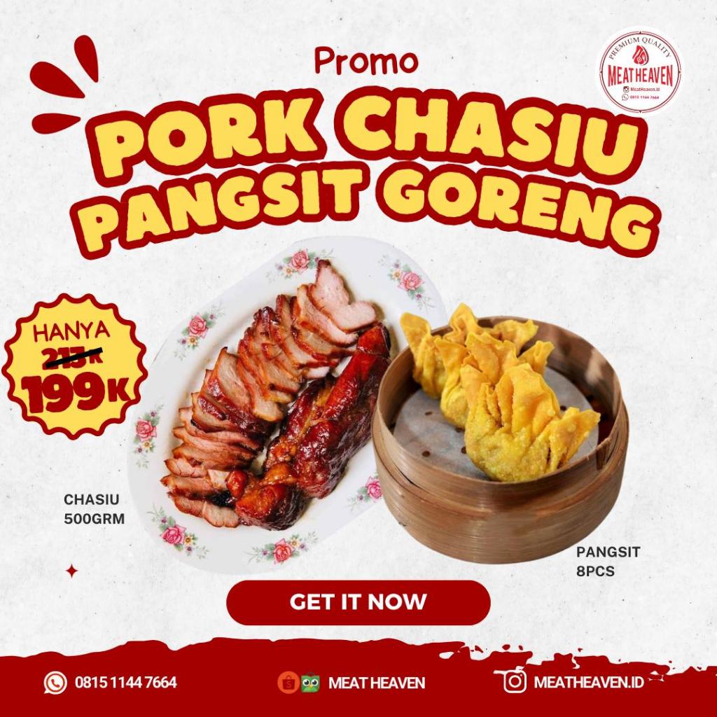 

Promo Pork chasiu & Pangsit Goreng