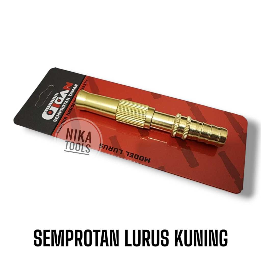 Sprayer Brass Semprotan Air Lurus Kuningan Kepala Selang Air