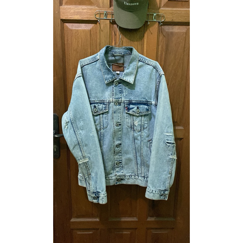 JAKET AYE DENIM SALOMON III DISTRESSED SZ L