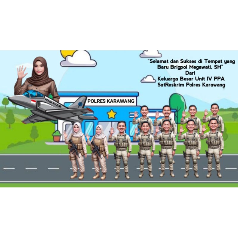 Edit Foto Pensiun Kerja | Kado Perpisahan