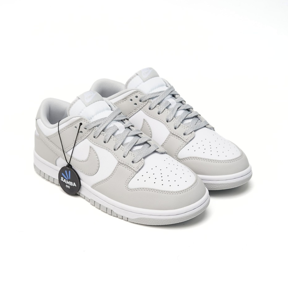 SB Dunk Low Grey Fog White