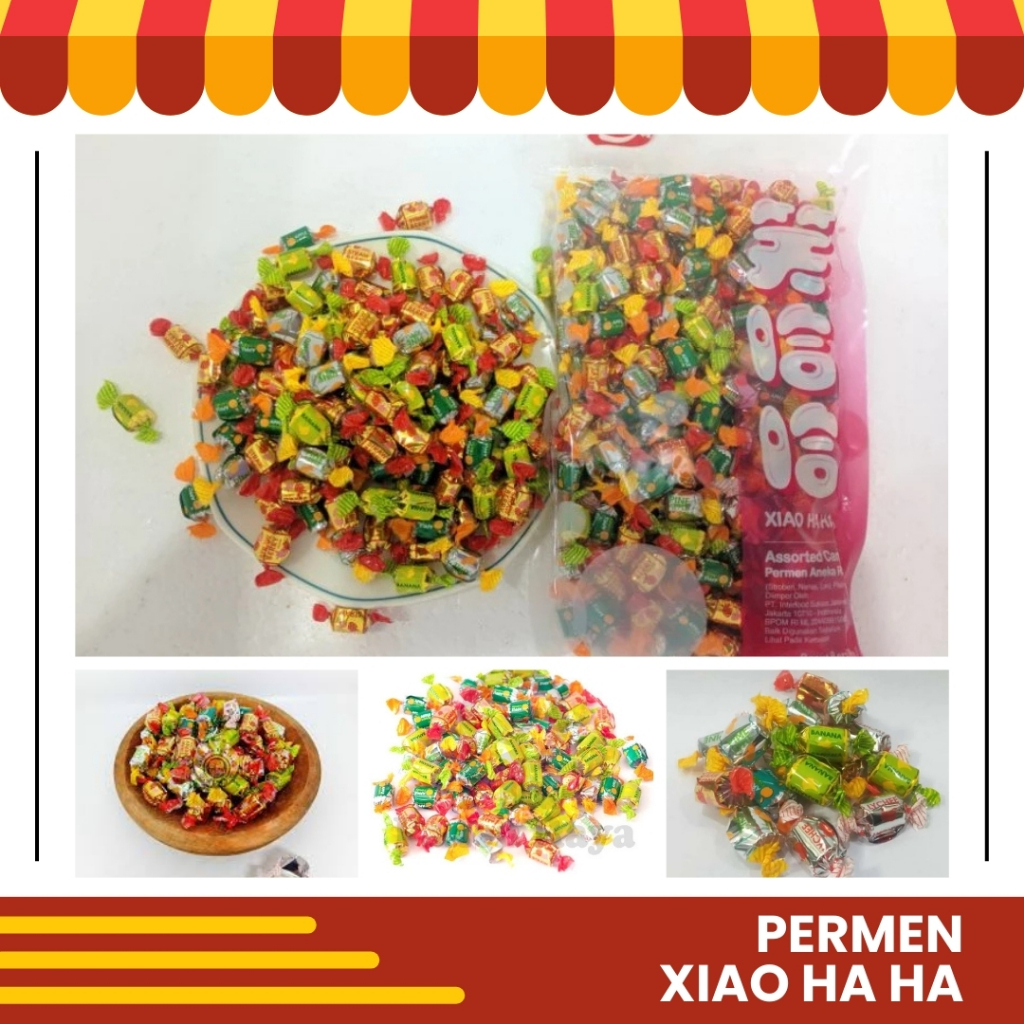 

Permen Naraya Xiao Ha Ha Perme Xiaoaha Pemen Mini China Assorted Candy Aneka Rasa Buah Halal