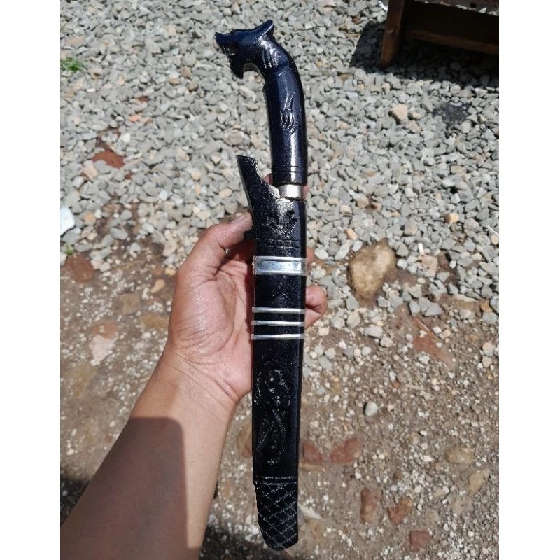 Pisau Dapur Unik Dengan Sarung 20cm / Pisau Keren