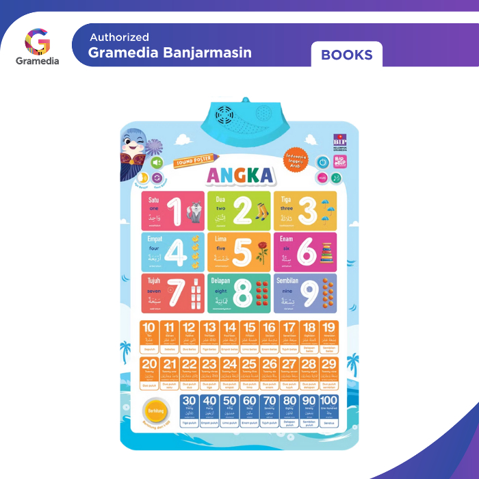 Gramedia Banjarmasin - Sound Poster Bip Bip: Angka