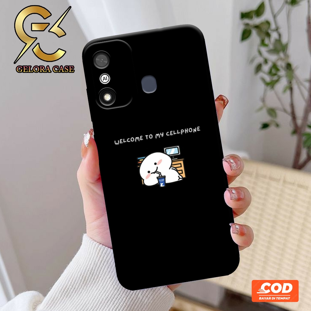 Softcase ITEL A27 4G - Geloracase - Casing ITEL A27 4G  - Motif case Emote - ITEL - Softcase ITEL A2