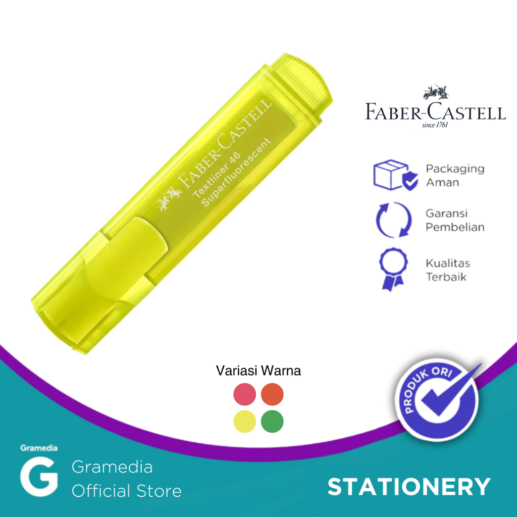 

Faber Translucent Tx - Stabilo Warna Kuning / Yellow