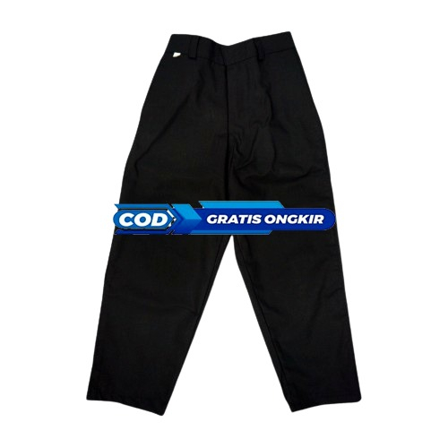 PAKAIAN FORMAL SERAGAM ANAK SEKOLAH SD LAKI-LAKI CELANA HITAM POLOS PANJANG
