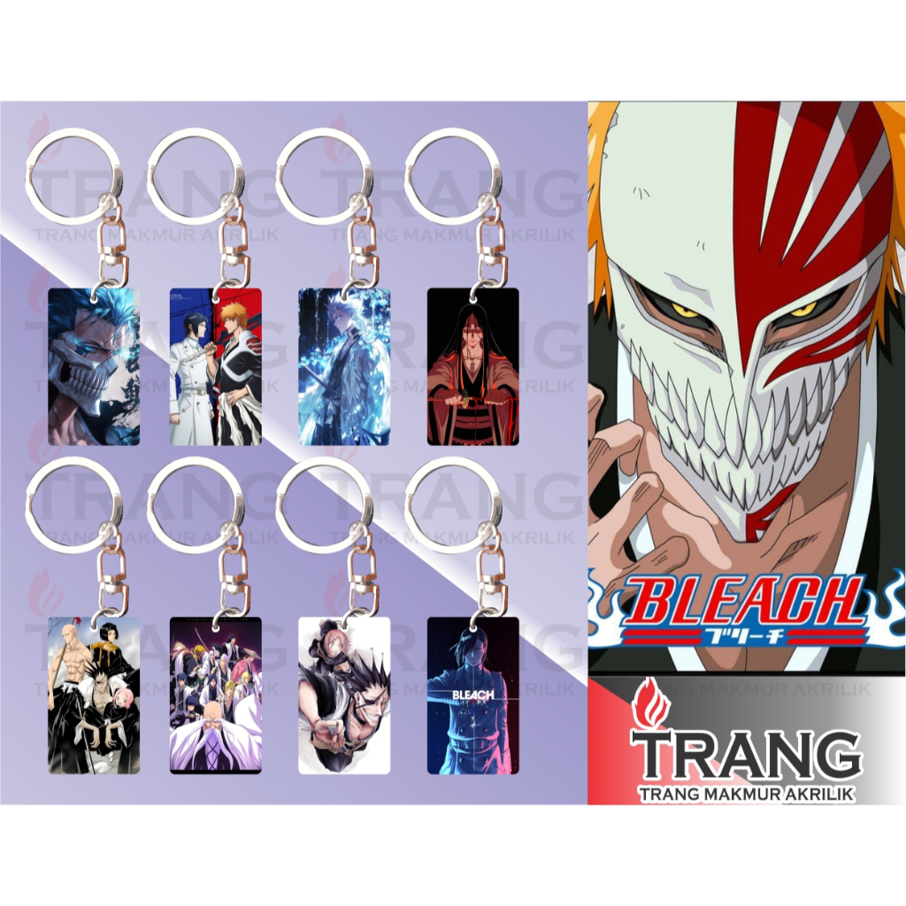Gantungan Kunci Akrilik Bleach / Keychain Acrylic Bleach
