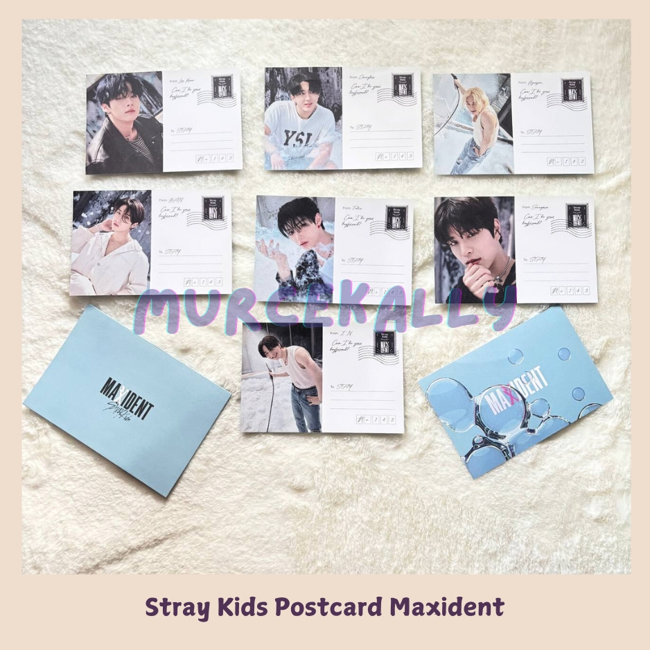 

[LAST STOCK] Stray Kids Postcard + Amplop Maxident (Kartu Ucapan)