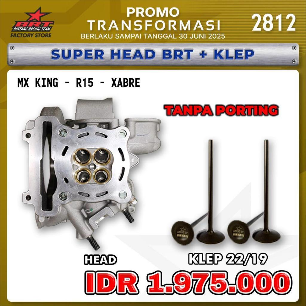 Brt Super Head + Klep Mx King / R15 / Xabre