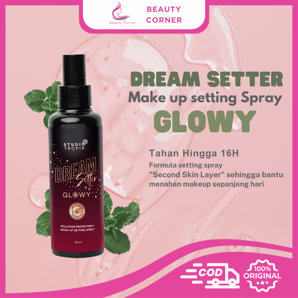 Studio Tropik Dream Setter Glowy -  Pollution Protection Make-Up Setting Spray