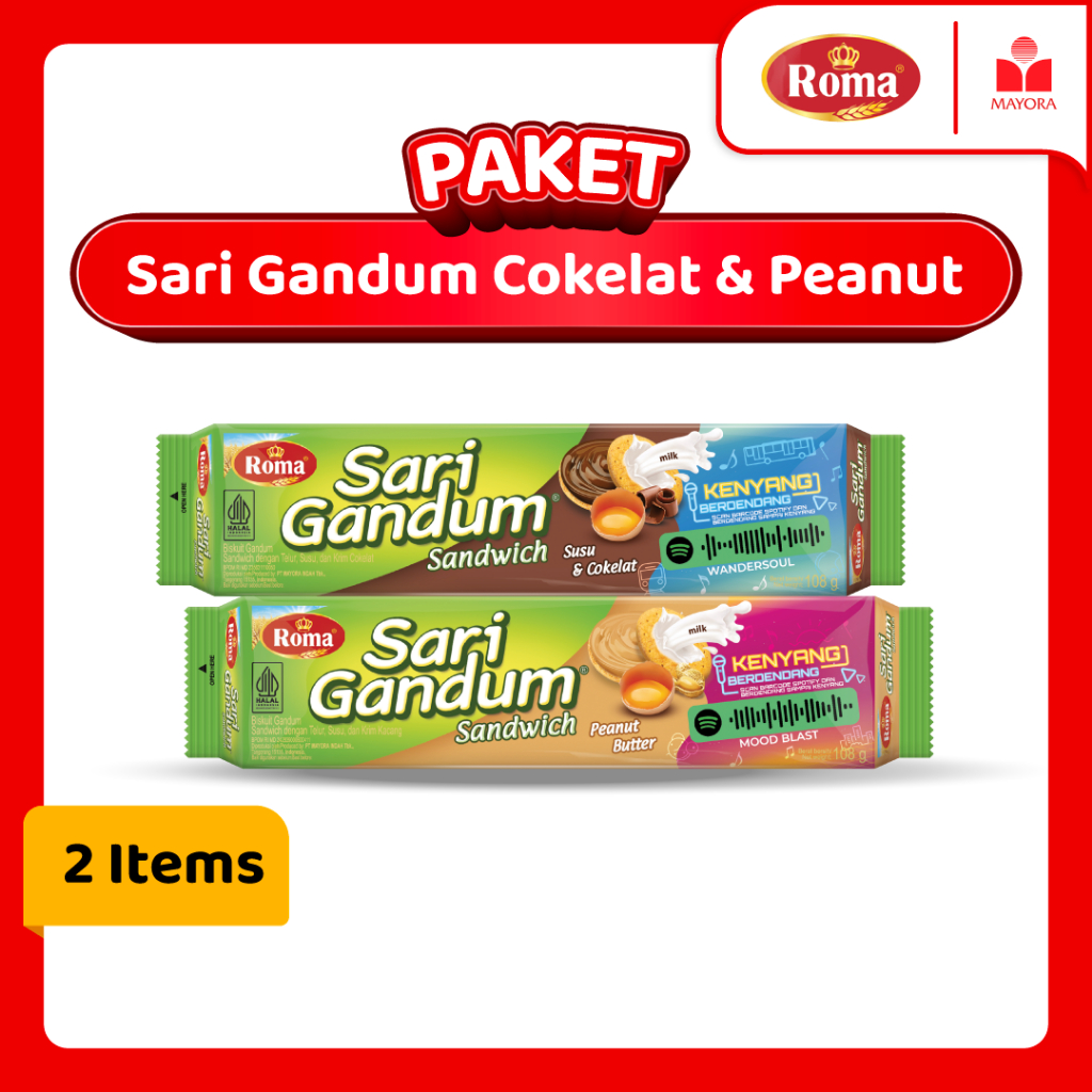 

Paket Sari Gandum Cokelat & Peanut