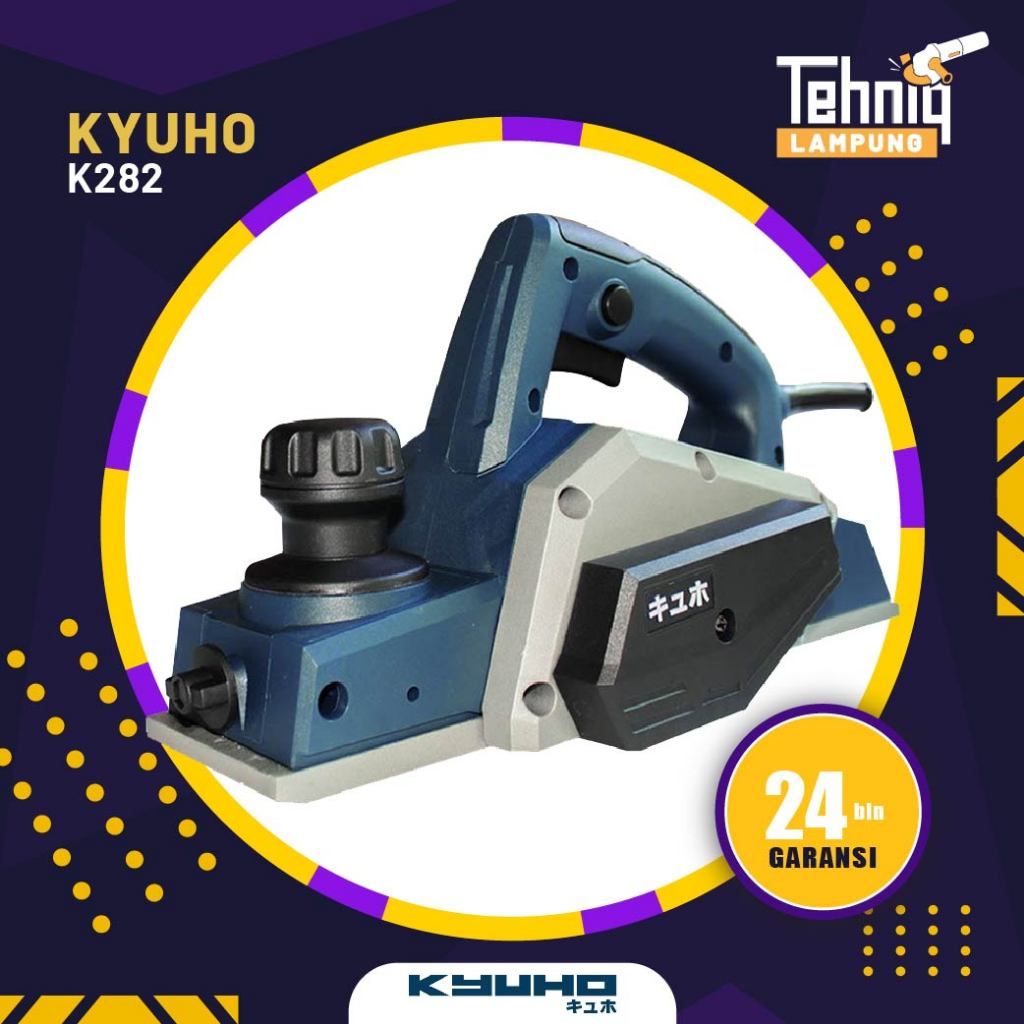 Kyuho K282 Mesin Serut Kayu Listrik | Mesin Ketam Listril Kyuho K-282 | Kyuho Power Planner K282