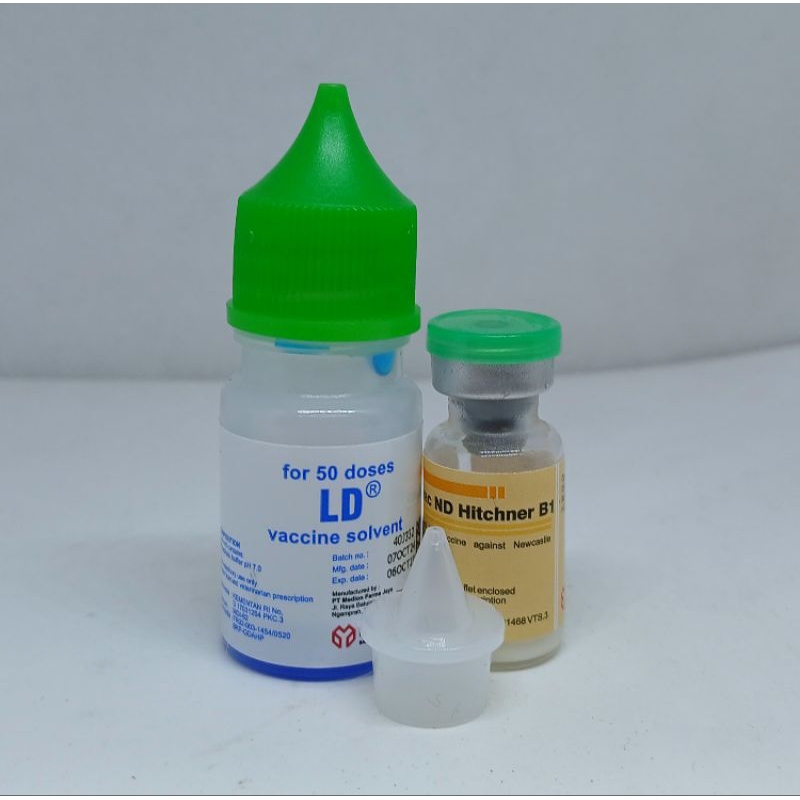 VAKSIN TETES MATA AYAM DOSIS 50 EKOR 1 PASANG VAKSIN ND HICHNER B1 VAKSIN AYAM VAKSIN BEBEK VAKSIN B