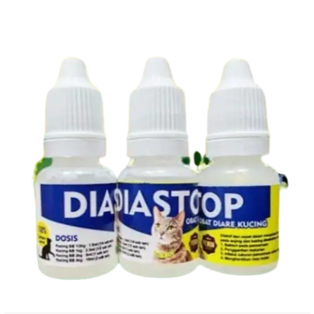Obat Mencret Kucing Anjing DIASTOP / Diare Kucing Anjing / Berak Darah