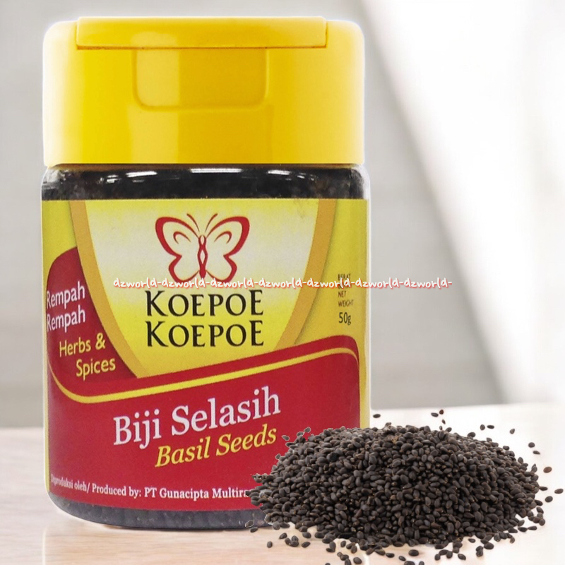 

Koepoe Koepeoe 50gr Biji Selasih Basil Seeds Kupu Kupu Kupukupu Untuk Es Buah Sirup