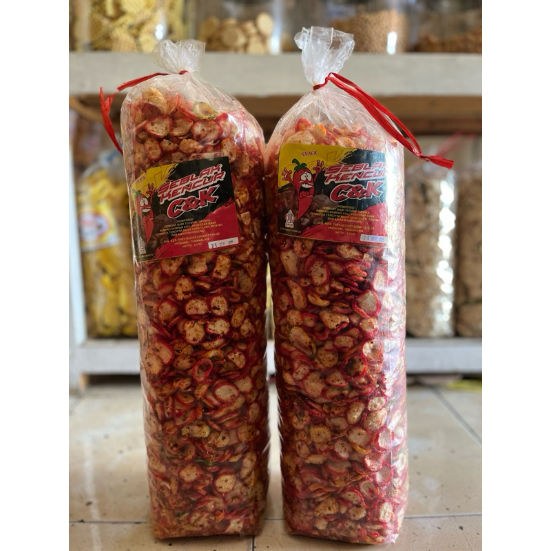 

KERUPUK SEBLAK KENCUR 500GRAM/1KG