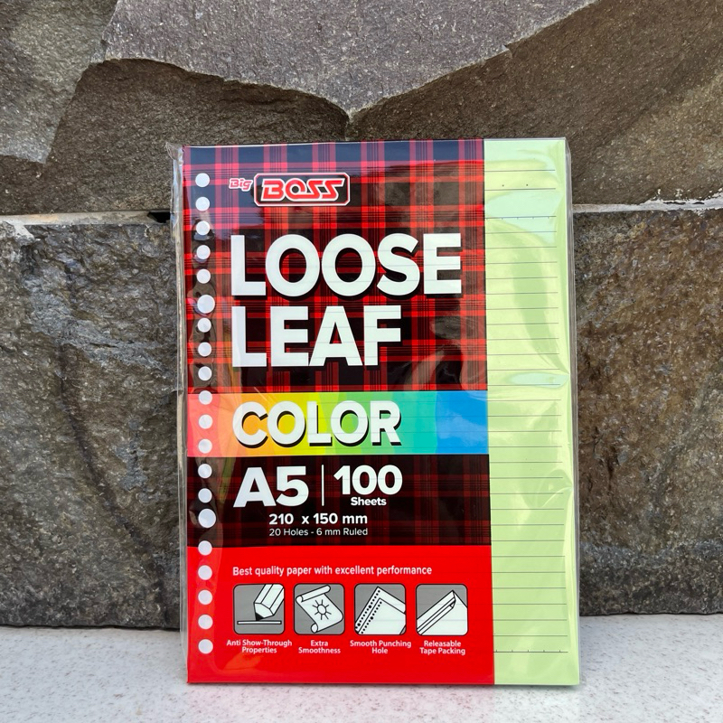 

LOOSE LEAF COLOR A5 BIG BOSS