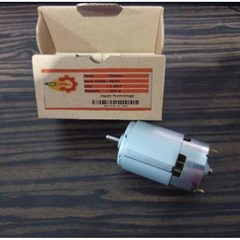 Dinamo 775 0-12V 15000 rpm RS 775 DC Electric motor listrik