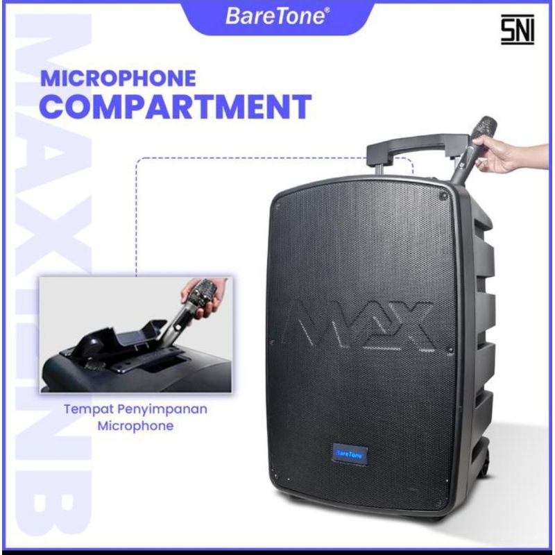 portable speaker baretone max 12 NB / max12nb / max 12nb original garansi