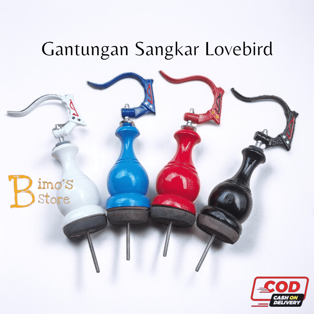 Gantungan Sangkar Burung Lovebird Betmen Fullset Pion LB Pion Lovebird Gantungan Burung