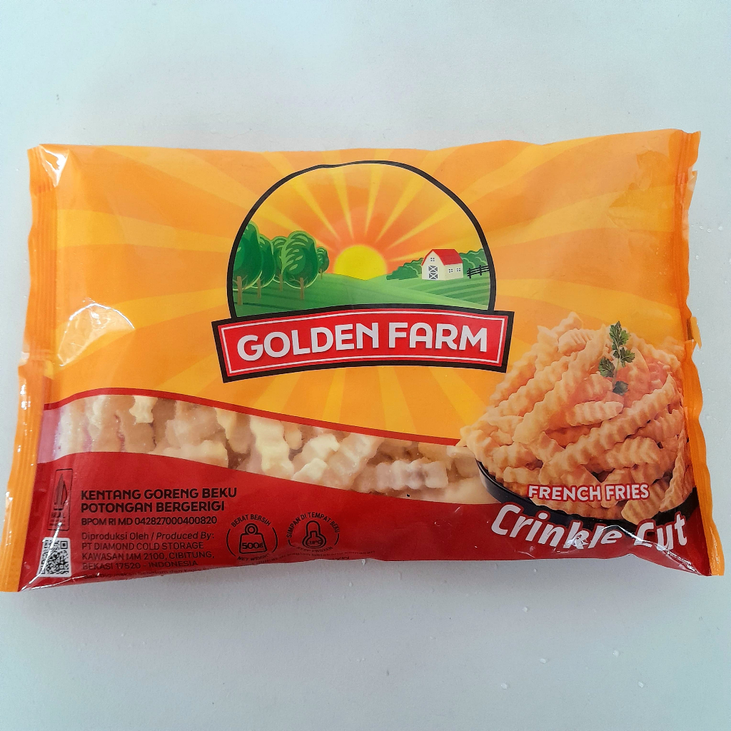 

GOLDEN FARM kentang crinkle 500gr