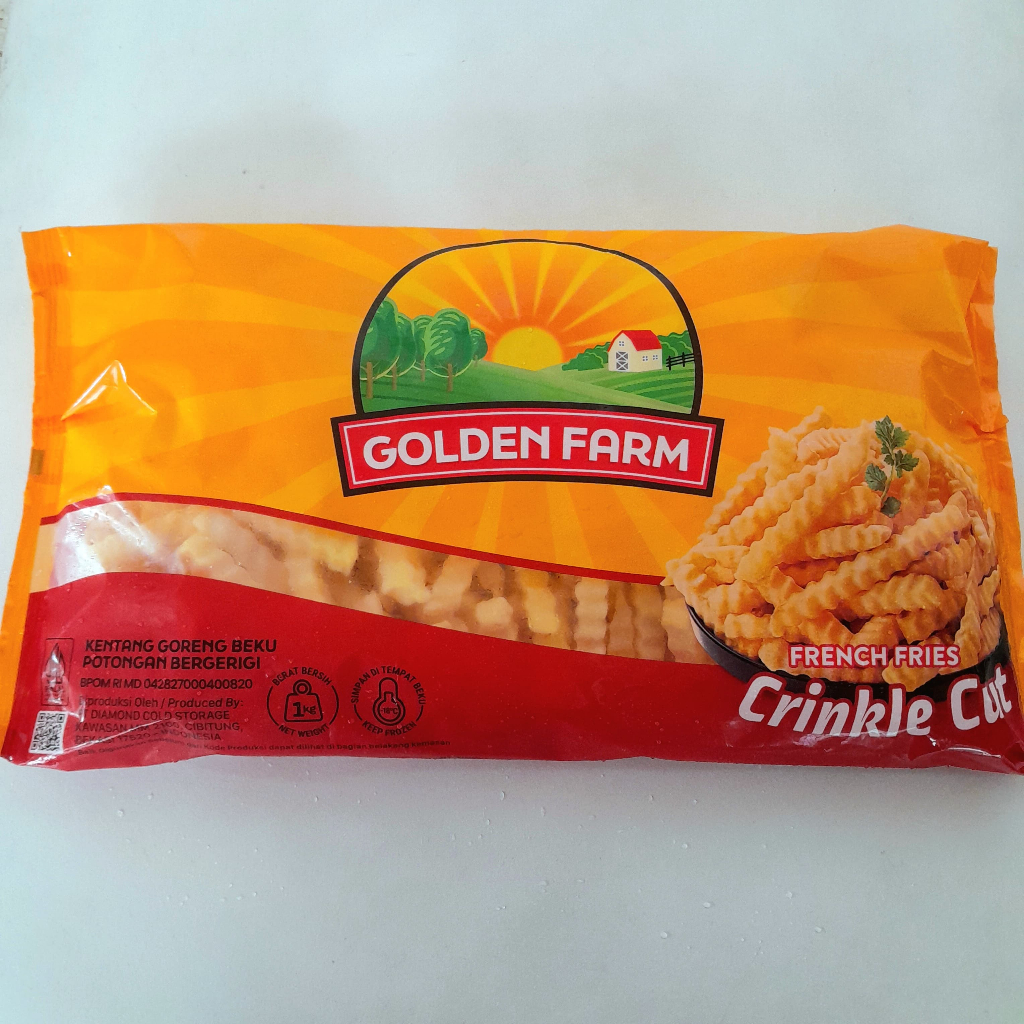 

GOLDEN FARM kentang goreng crinkle 1kg