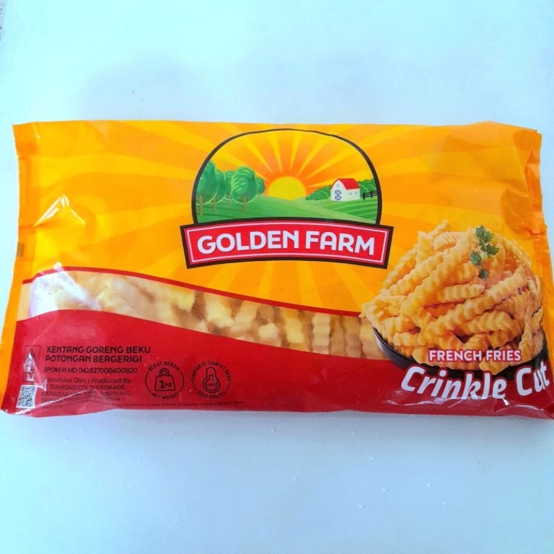 

GOLDEN FARM kentang goreng crinkle 1kg