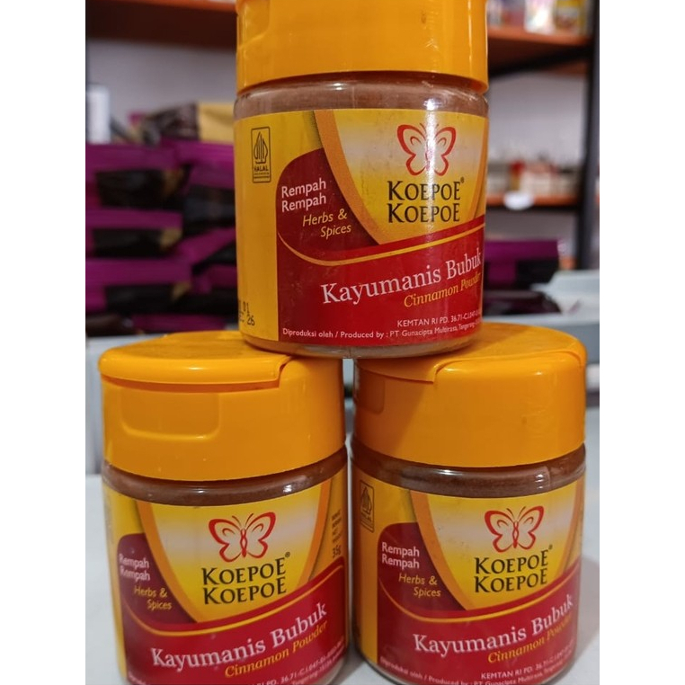 

Koepoe Koepoe Kayu Manis (35gr) Kayu Manis Bubuk