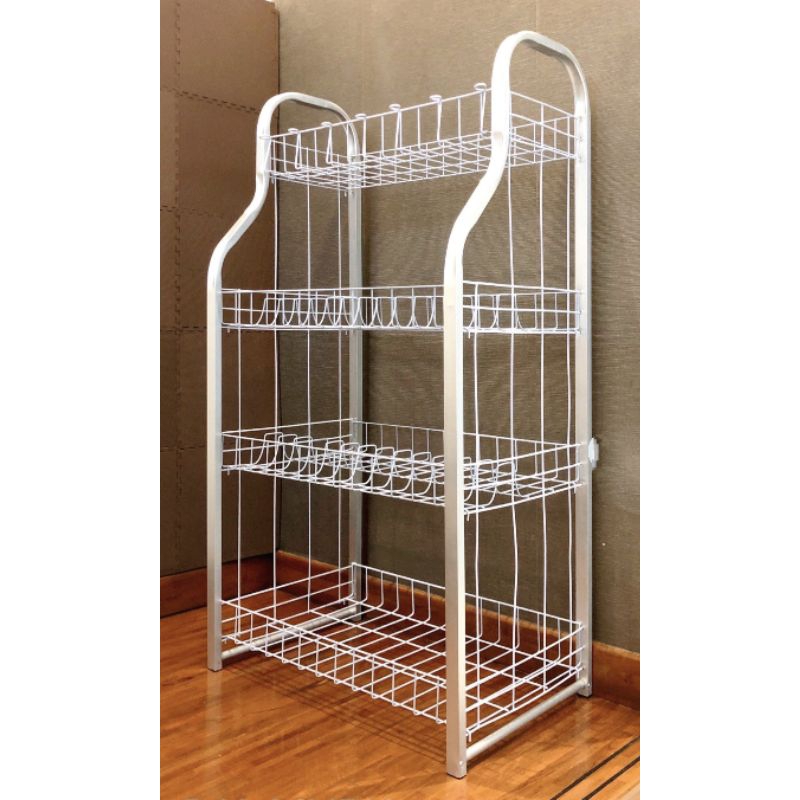 Rak piring aluminium jumbo muria susun 4 anti karat