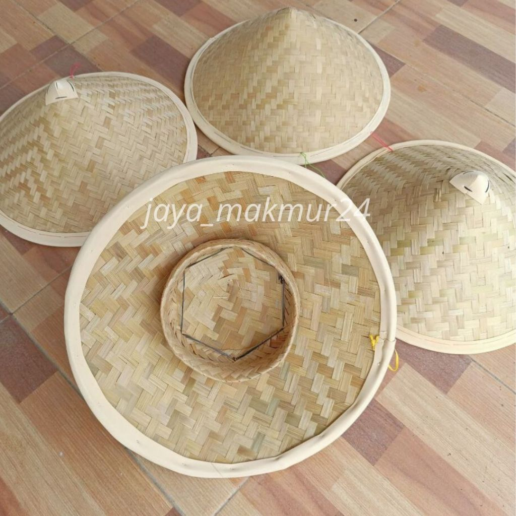 Topi Caping Petani Anak Plus Kopyah TOPI CAPING ANYAMAN