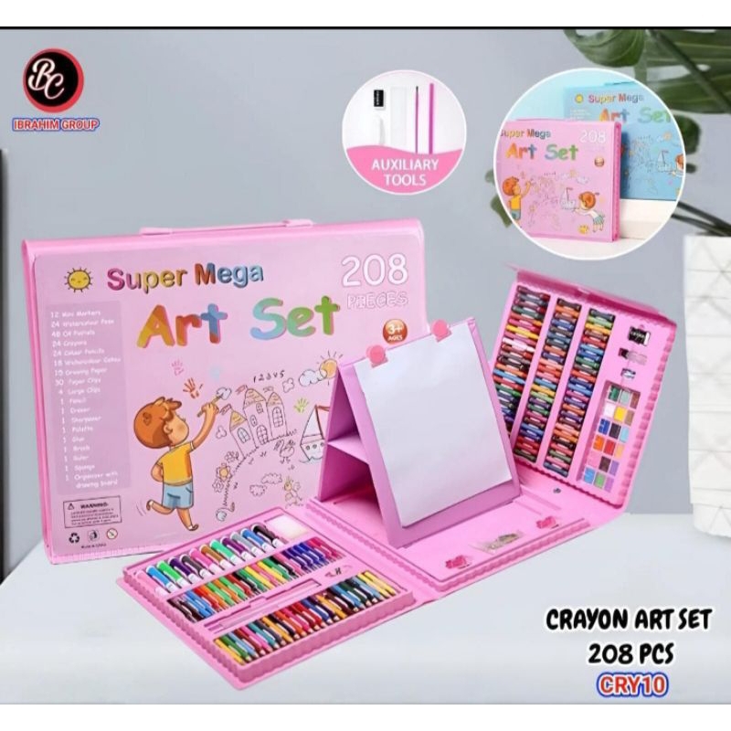 Crayon Art Set 208 Pcs