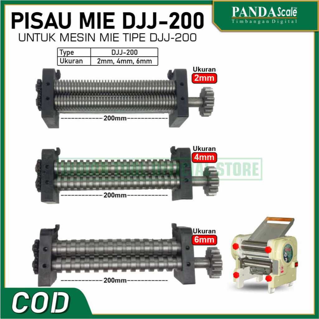 Pisau  Cutter Mesin Pencetak Mie DJJ 200